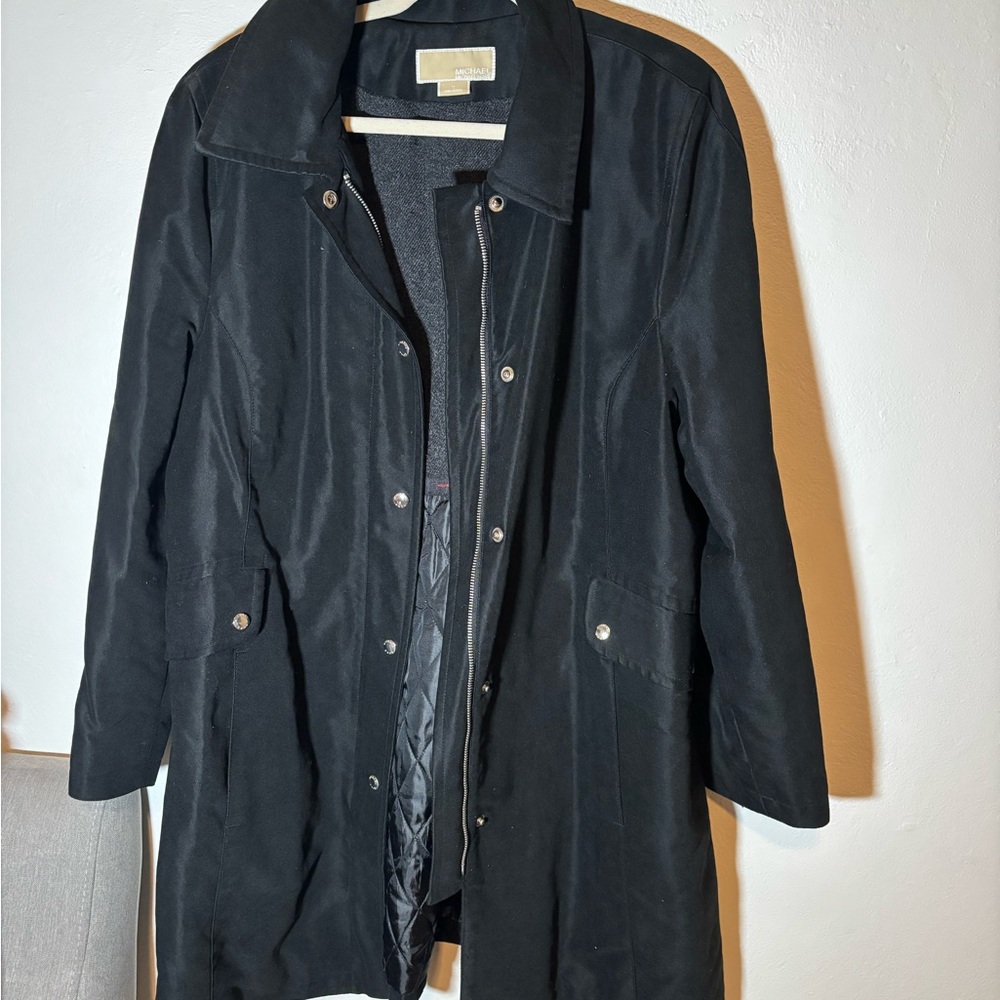 Michael Kors Black Trench Coat
